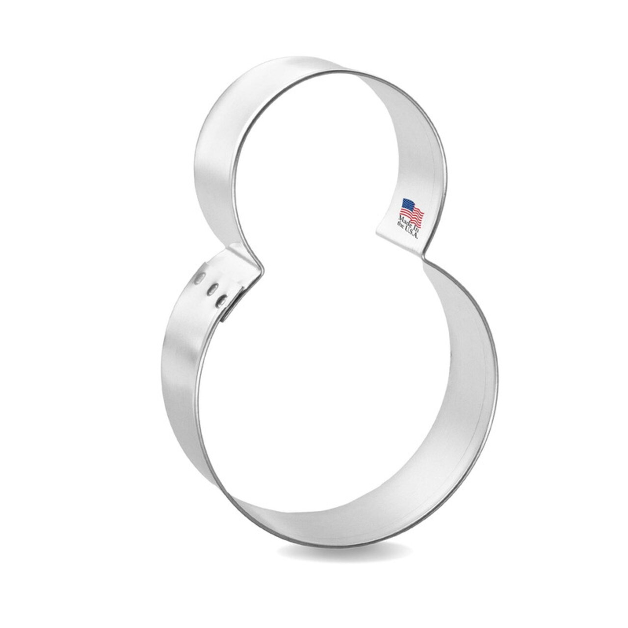 Snowman or Monster Eyes Cookie Cutter 4 in, CookieCutter.com, Tin Plated Steel, Handmade in the USA